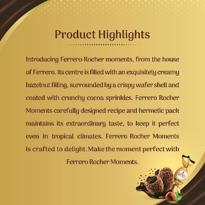 Ferrero Rocher Moments 16 pralines Pcs 92.8 gm IDConline shop bangladeshothoba.com Ferrero Rocher Moments 16 pralines Pcs 92.8 gm IDConline shop bangladeshothoba.com