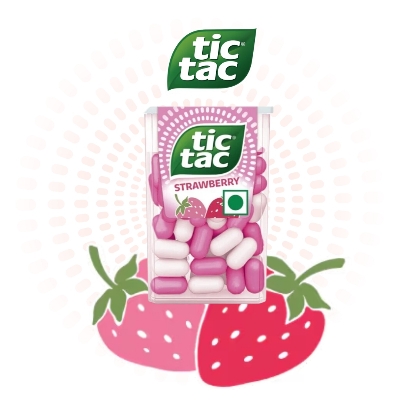 Tic Tac Strawberry Mouth Freshner 7.2gm IDConline shop bangladeshothoba.com
