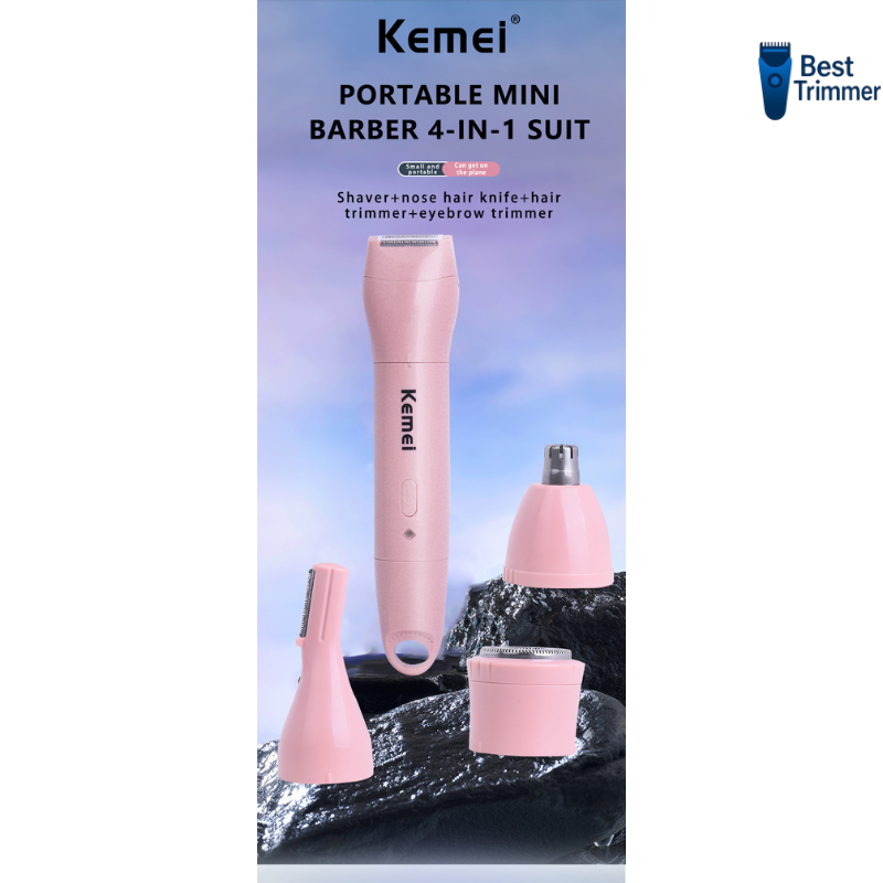 Picture of Kemei KM-1916 4-in-1 Lady Personal Cleaning Kit for Women