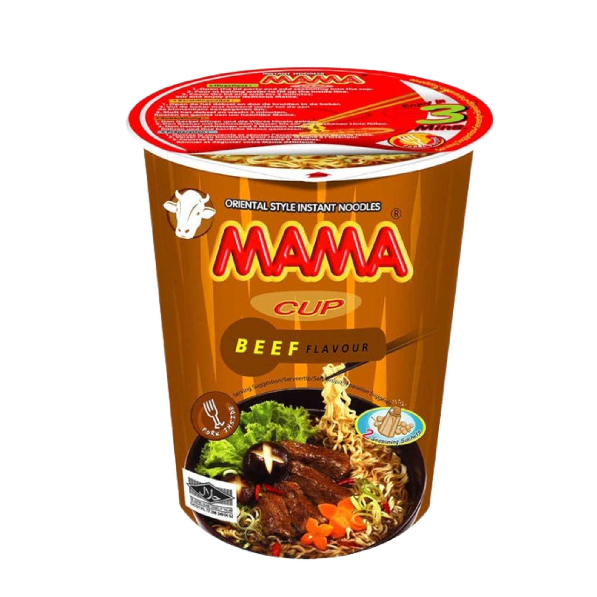 Picture of Mama Oriental Style Instant Noodles Hot & Spicy Flavour 90gm Picture of Mama Oriental Style Instant Noodles Hot & Spicy Flavour 90gm