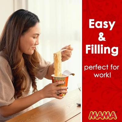 Picture of Mama Instant Cup Noodles Beef Flavour 70gm Picture of Mama Instant Cup Noodles Beef Flavour 70gm