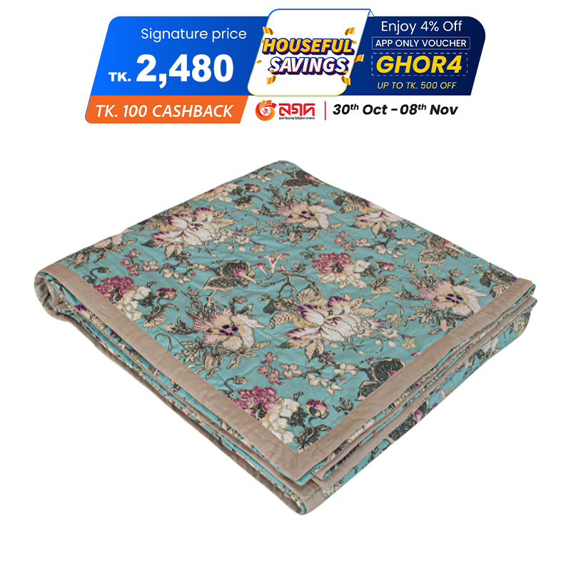 Picture of Allora Executive China Rose AC Kantha – Green Picture of Allora Executive China Rose AC Kantha – Green