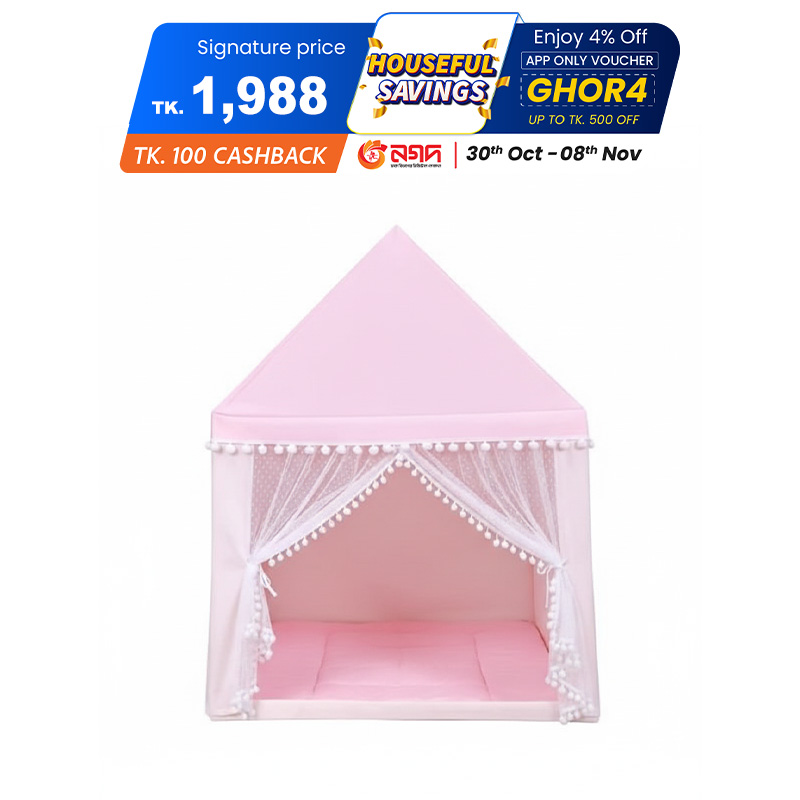 Picture of Princess Castle Play Tent Kid Play Tent Large Kids Play House for Indoor and Outdoor for Girls 
