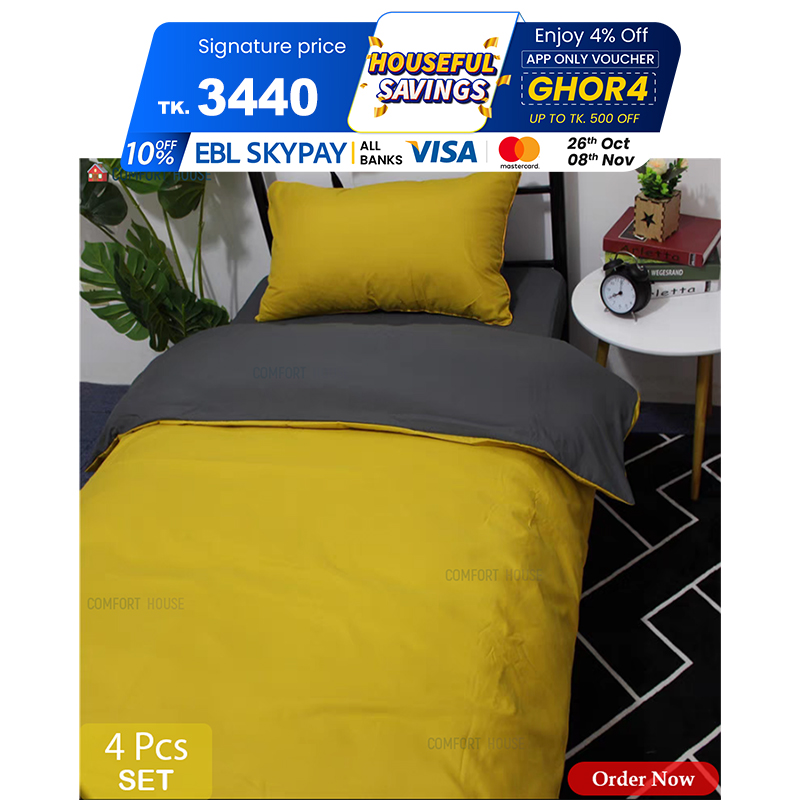 Picture of Experience our New Comforthouse Solid color Luxury Single Comforter Set for Student Dormitory