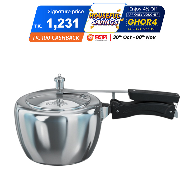 Picture of Topper Apple Pressure Cooker 3L Induction Bottom Picture of Topper Apple Pressure Cooker 3L Induction Bottom