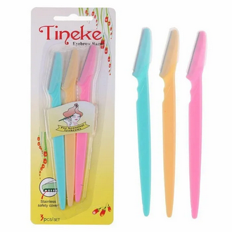 Picture of Tinkle 3pcs Colorful Eyebrow Trimmer Face Hair Razors Women Eyebrow Shaver Hair Removal Makeup Tools Picture of Tinkle 3pcs Colorful Eyebrow Trimmer Face Hair Razors Women Eyebrow Shaver Hair Removal Makeup Tools