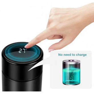 Picture of Smart Thermos Flask with Led Temperature Display In Touch Picture of Smart Thermos Flask with Led Temperature Display In Touch