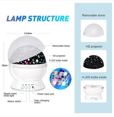 Picture of Starry Projector Night Light Rotating Sky Moon Lamp Galaxy Lamps Home Bedroom Decoration Starlight Picture of Starry Projector Night Light Rotating Sky Moon Lamp Galaxy Lamps Home Bedroom Decoration Starlight