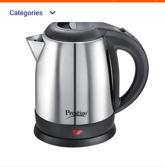 Picture of Prestige Electric Kettle - 2L - Silver and Black Picture of Prestige Electric Kettle - 2L - Silver and Black