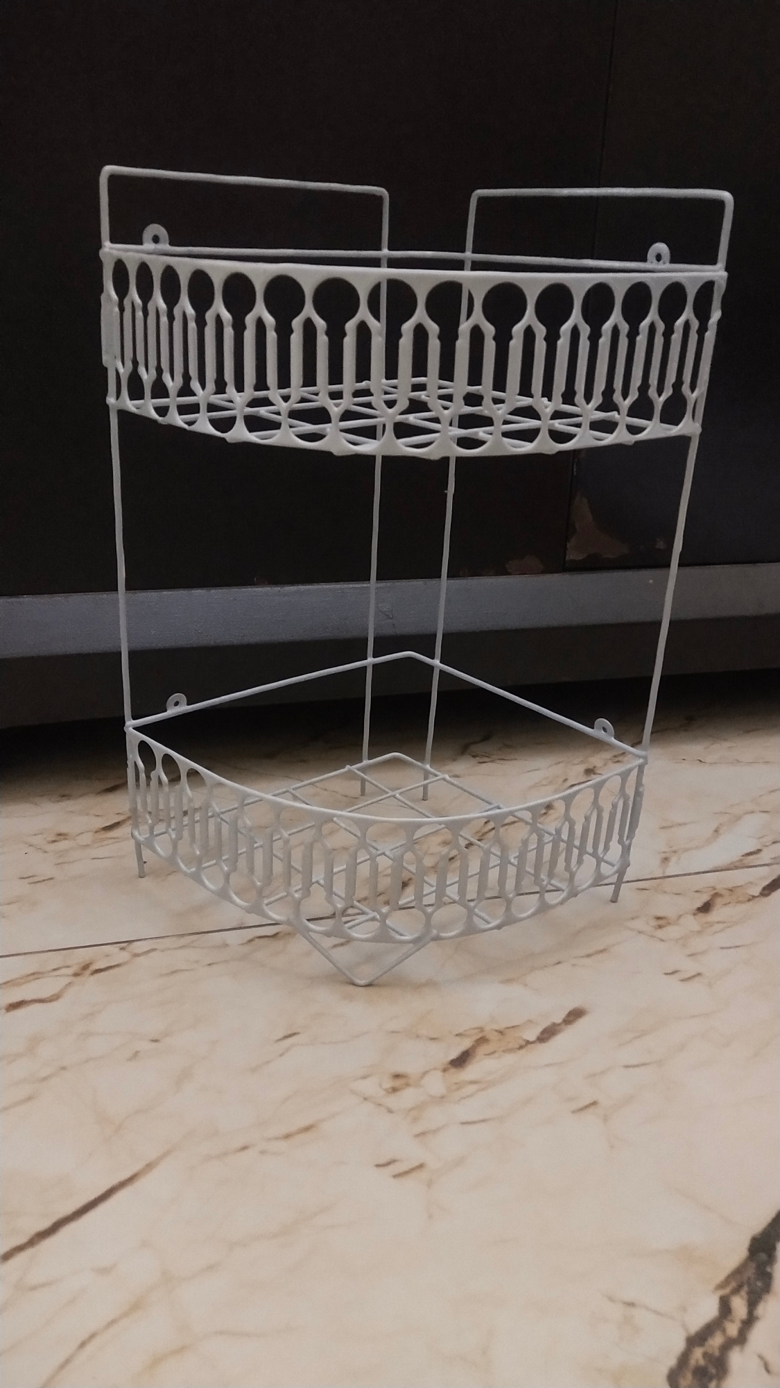 Picture of Organize Your Bathroom Or Kitchen With The 2-Layer Storage Rack- Convenient Design For Storing Essentials