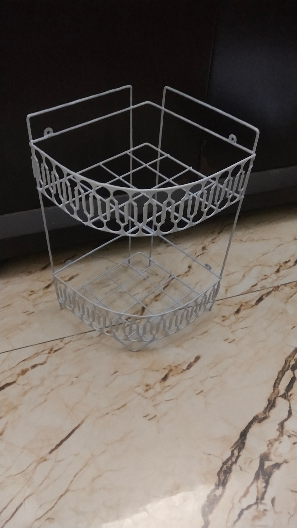 Picture of Organize Your Bathroom Or Kitchen With The 2-Layer Storage Rack- Convenient Design For Storing Essentials