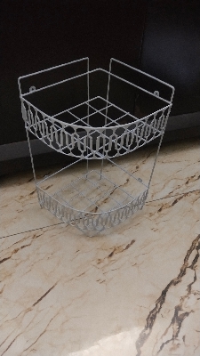 Picture of Organize Your Bathroom Or Kitchen With The 2-Layer Storage Rack- Convenient Design For Storing Essentials