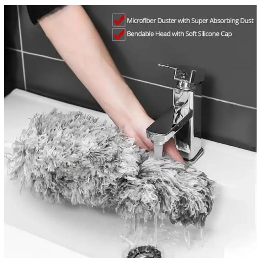 Picture of Microfiber Dusting Retractable Household Cleaner Feather Duster Car Sweeper From the Dust Brush Picture of Microfiber Dusting Retractable Household Cleaner Feather Duster Car Sweeper From the Dust Brush