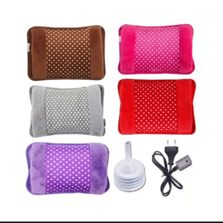 Picture of Electric hot water bag for pain remover - Multicolour - Hot water bag/pillow Picture of Electric hot water bag for pain remover - Multicolour - Hot water bag/pillow