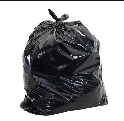 Picture of Garbage Bag (24" X 18") 25/50/100 Peice  Trash Bag / Waste Bag / Moylar Bag / Poly Bag Black Picture of Garbage Bag (24" X 18") 25/50/100 Peice  Trash Bag / Waste Bag / Moylar Bag / Poly Bag Black