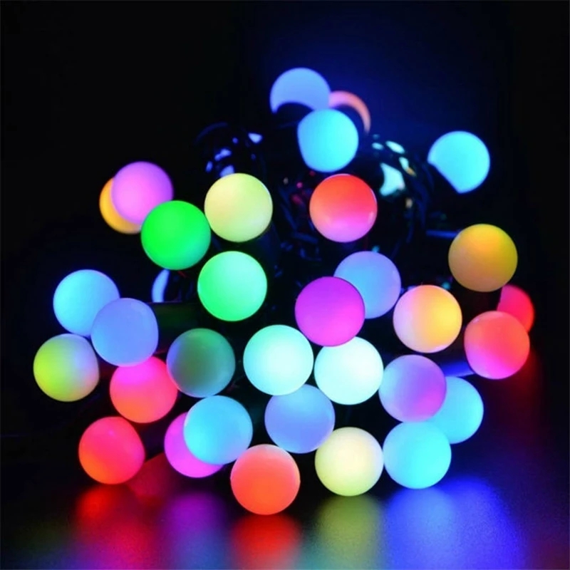 Picture of LED Ball Shaped String Fairy Lights Multi-color - Room Decoration Light Picture of LED Ball Shaped String Fairy Lights Multi-color - Room Decoration Light