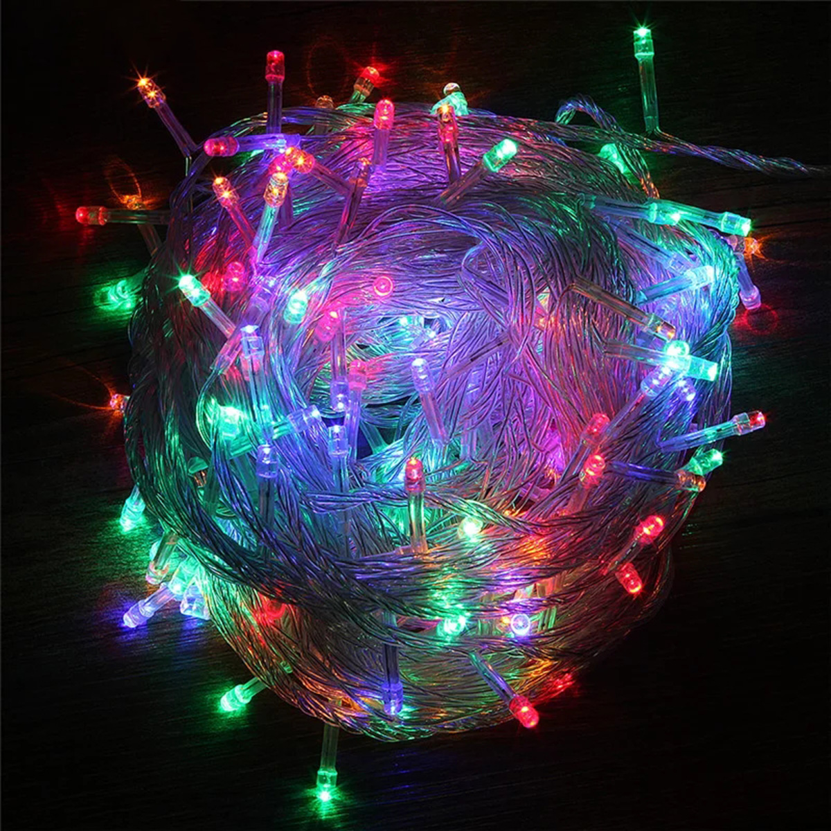 Picture of Multi Coloured Indoor & Outdoor Multi Function LED Fairy Lights Picture of Multi Coloured Indoor & Outdoor Multi Function LED Fairy Lights