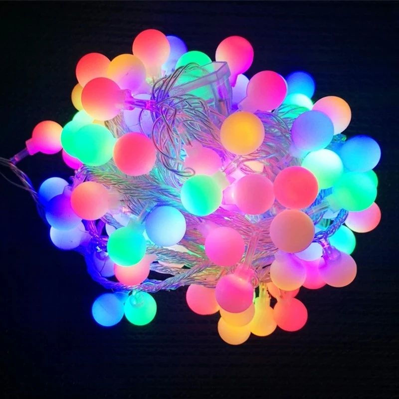 Picture of LED Ball Shaped String Fairy Lights Multicolor - Room De Picture of LED Ball Shaped String Fairy Lights Multicolor - Room De
