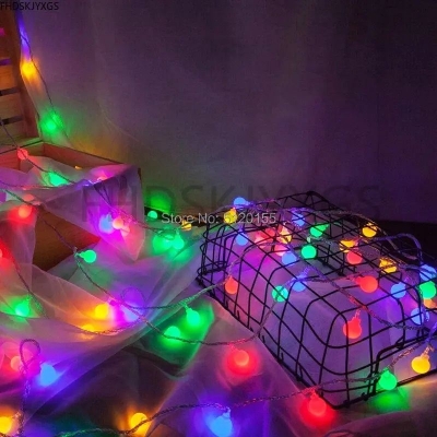 Picture of LED Ball Shaped String Fairy Lights Multicolor - Room De Picture of LED Ball Shaped String Fairy Lights Multicolor - Room De
