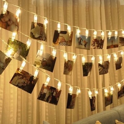 Picture of Photo Clips String Lights Fairy Decorative Lights Picture of Photo Clips String Lights Fairy Decorative Lights