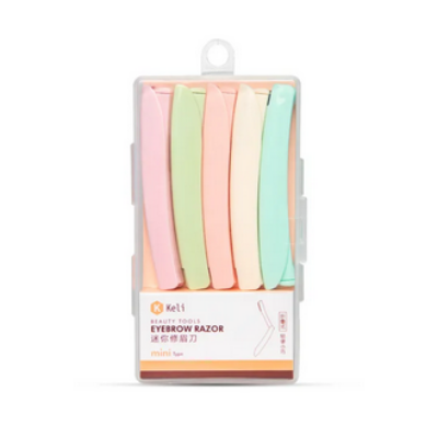 Picture of Eyebrow razor set_5 multicolor razors_Keli Eyebrow Razor