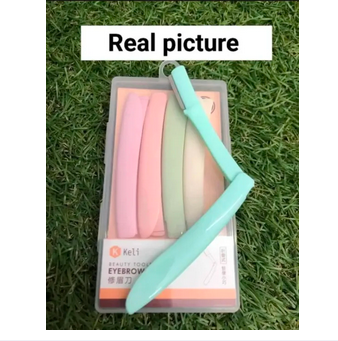 Picture of Eyebrow razor set_5 multicolor razors_Keli Eyebrow Razor