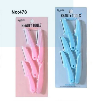 Picture of Eyebrow Razor Pack of 4 Foldable Eyebrow Facial Hair Removal, Shaper, and Trimmer - Keli Picture of Eyebrow Razor Pack of 4 Foldable Eyebrow Facial Hair Removal, Shaper, and Trimmer - Keli