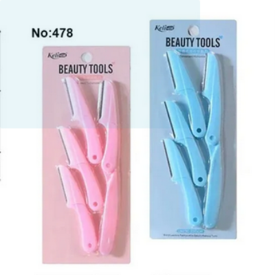 Picture of Eyebrow Razor Pack of 4 Foldable Eyebrow Facial Hair Removal, Shaper, and Trimmer - Keli Picture of Eyebrow Razor Pack of 4 Foldable Eyebrow Facial Hair Removal, Shaper, and Trimmer - Keli