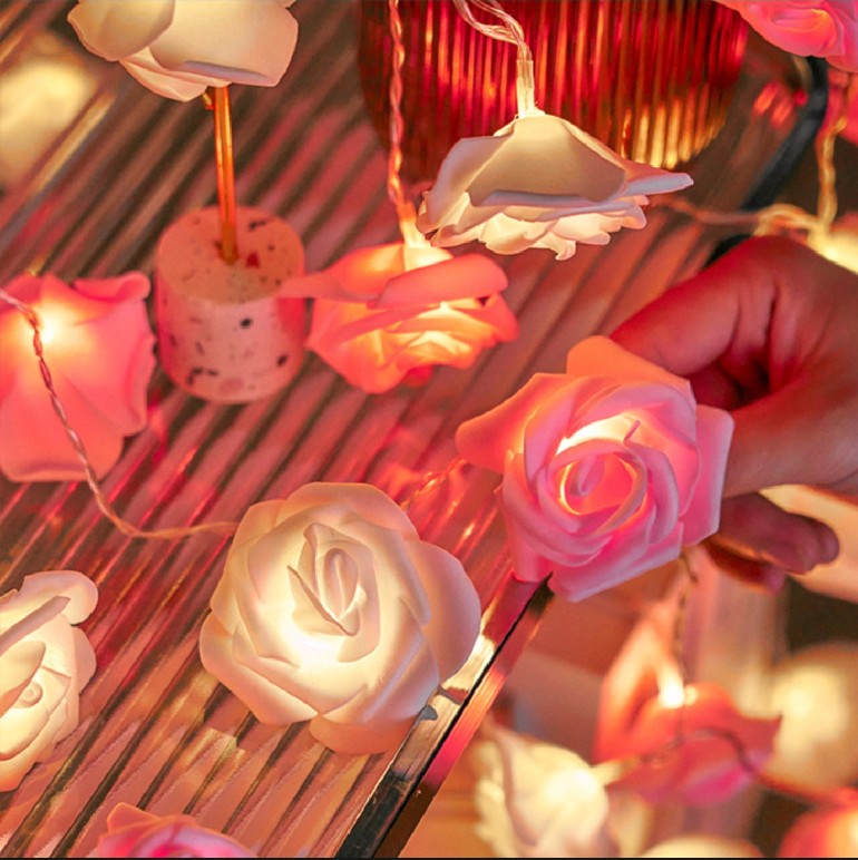 Picture of rose fiary lights Picture of rose fiary lights