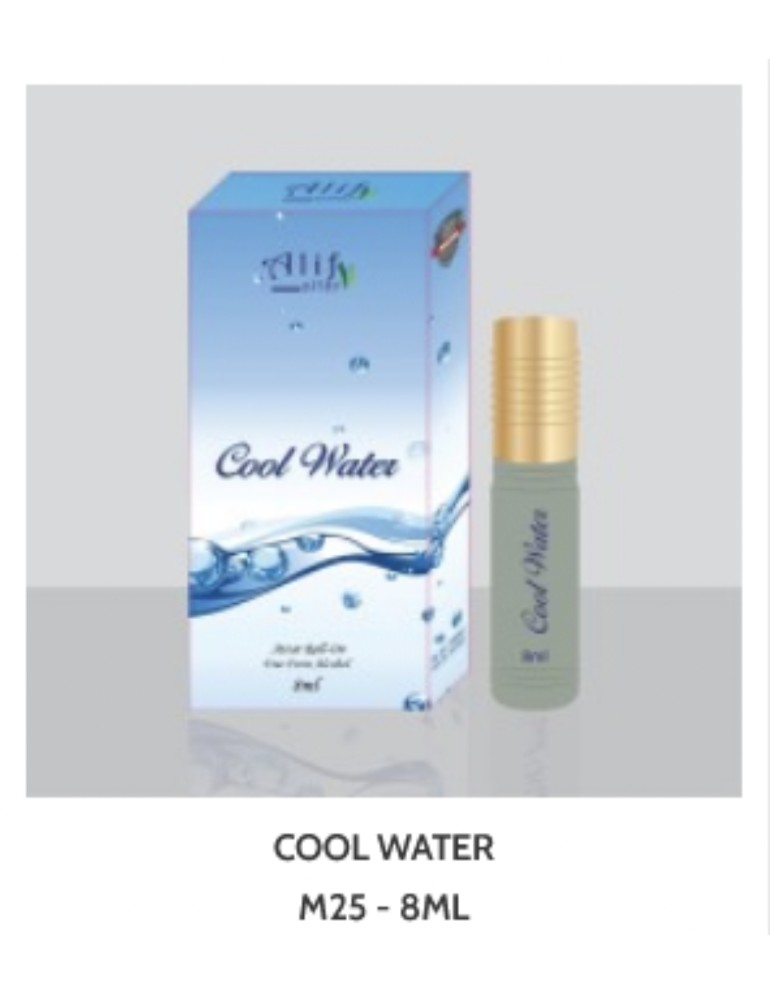Picture of Cool Water By Alif Attar Long Lasting Roll On Non Alcoholic Perfume (১০০% হালাল) - 8ml Picture of Cool Water By Alif Attar Long Lasting Roll On Non Alcoholic Perfume (১০০% হালাল) - 8ml