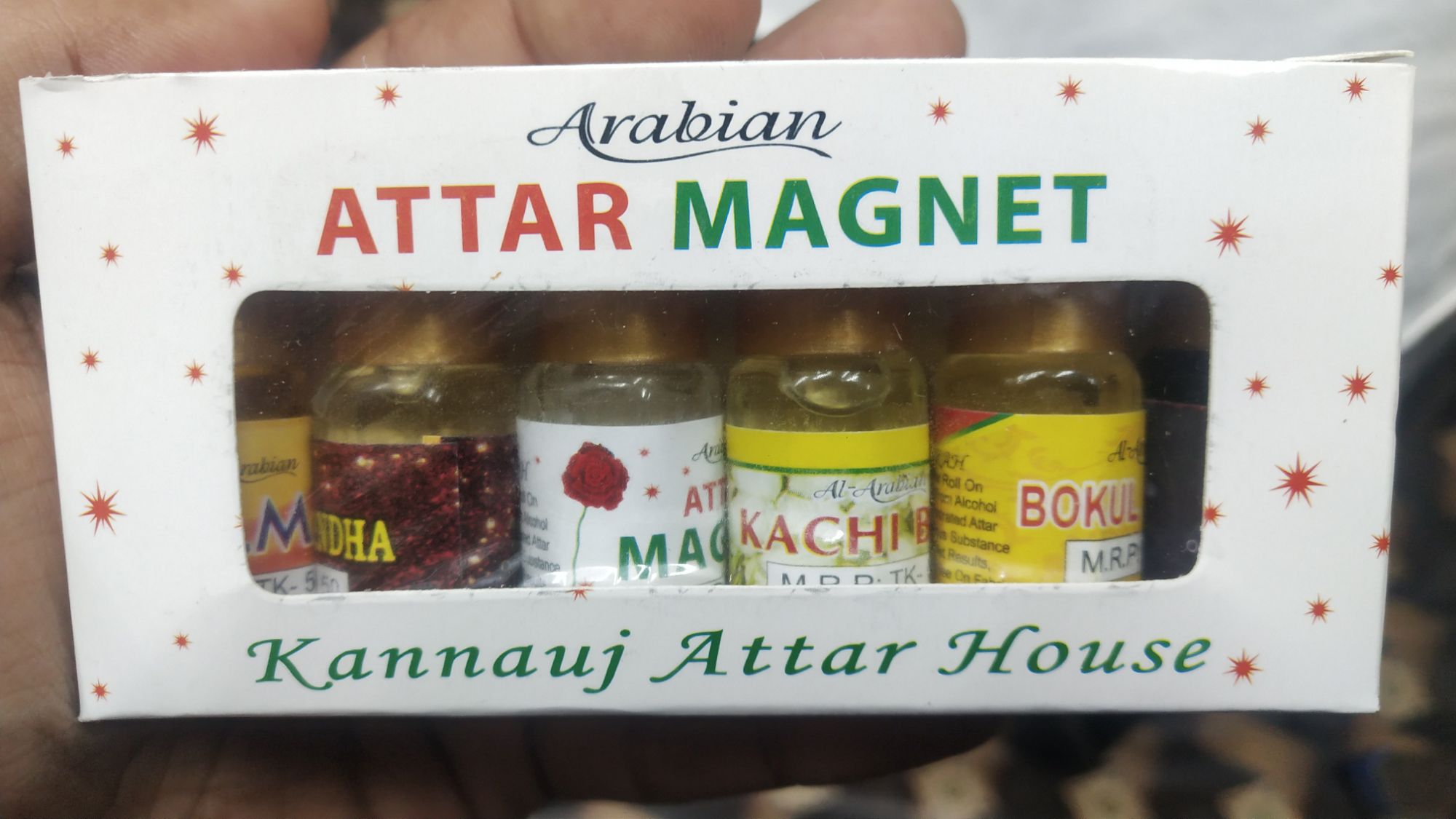 Picture of Combo Attar of 12pcs of 6 different flavours- 3ml
