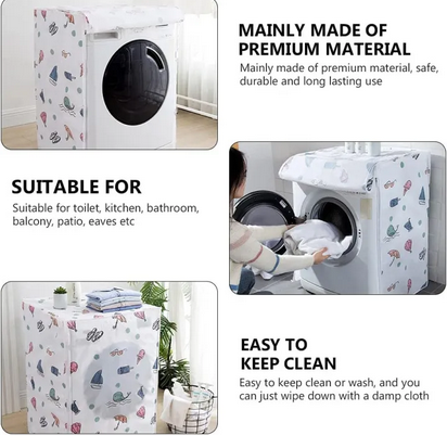 Picture of Dustproof Washing Machine Cover-Multicolor Picture of Dustproof Washing Machine Cover-Multicolor