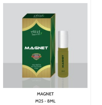 Picture of MAGNET By Alif Attar Long Lasting Roll On Non Alcoholic Perfume (১০০% হালাল) - 8ml Picture of MAGNET By Alif Attar Long Lasting Roll On Non Alcoholic Perfume (১০০% হালাল) - 8ml