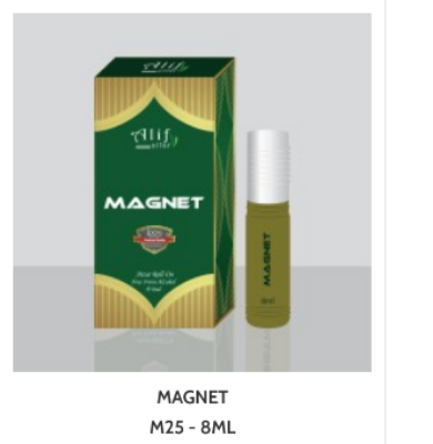 Picture of MAGNET By Alif Attar Long Lasting Roll On Non Alcoholic Perfume (১০০% হালাল) - 8ml Picture of MAGNET By Alif Attar Long Lasting Roll On Non Alcoholic Perfume (১০০% হালাল) - 8ml