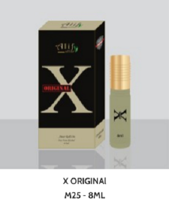 Picture of X ORIGINAL By Alif Attar Long Lasting Roll On Non Alcoholic Perfume (১০০% হালাল) - 8ml Picture of X ORIGINAL By Alif Attar Long Lasting Roll On Non Alcoholic Perfume (১০০% হালাল) - 8ml