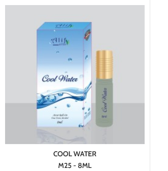Picture of Cool Water By Alif Attar Long Lasting Roll On Non Alcoholic Perfume (১০০% হালাল) - 8ml Picture of Cool Water By Alif Attar Long Lasting Roll On Non Alcoholic Perfume (১০০% হালাল) - 8ml
