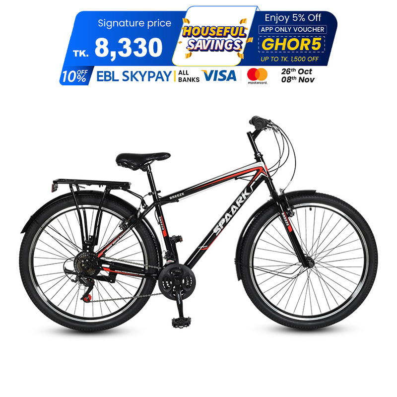 Picture of Duranta Stl 18-S Spaark Breeze 26" Red W/Carrier Bicycle