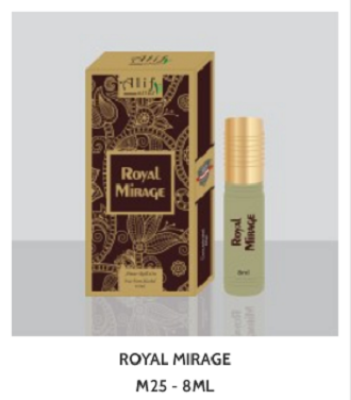 Picture of ROYAL MIRAGE By Alif Attar Long Lasting Roll On Non Alcoholic Perfume (১০০% হালাল) - 8ml Picture of ROYAL MIRAGE By Alif Attar Long Lasting Roll On Non Alcoholic Perfume (১০০% হালাল) - 8ml
