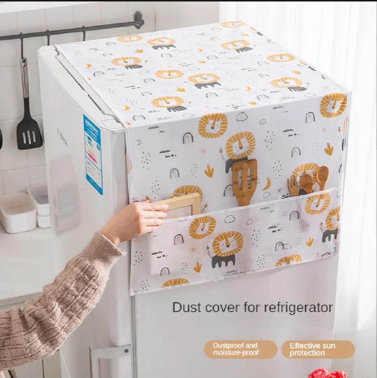 Picture of Dustproof Fridge Cover - Multicolor Picture of Dustproof Fridge Cover - Multicolor