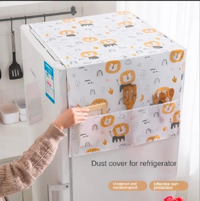 Picture of Dustproof Fridge Cover - Multicolor Picture of Dustproof Fridge Cover - Multicolor