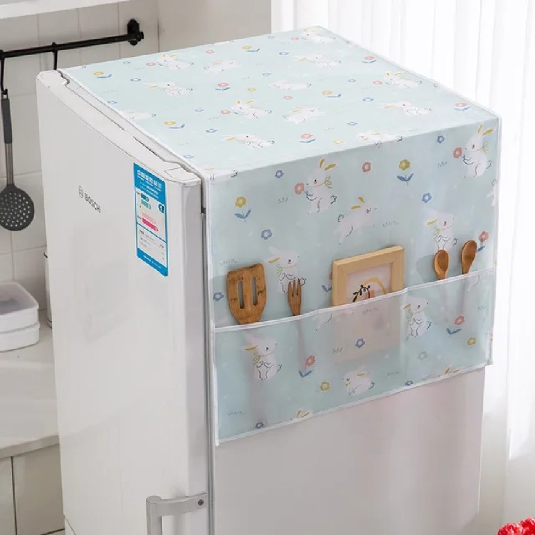 Picture of Dustproof Fridge Cover - Multicolor Picture of Dustproof Fridge Cover - Multicolor