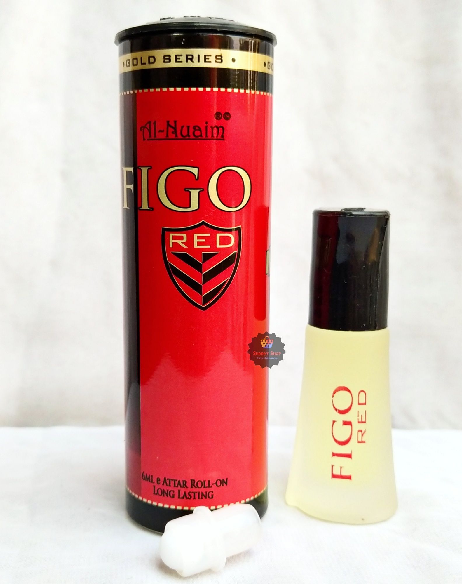 Picture of Al Nuaim Figo Red Roll On Attar Non Alcoholic Long Lasting Perfume - 6ml