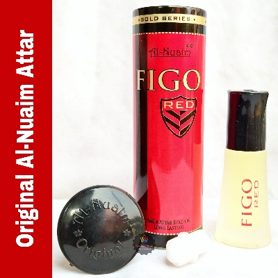 Picture of Al Nuaim Figo Red Roll On Attar Non Alcoholic Long Lasting Perfume - 6ml