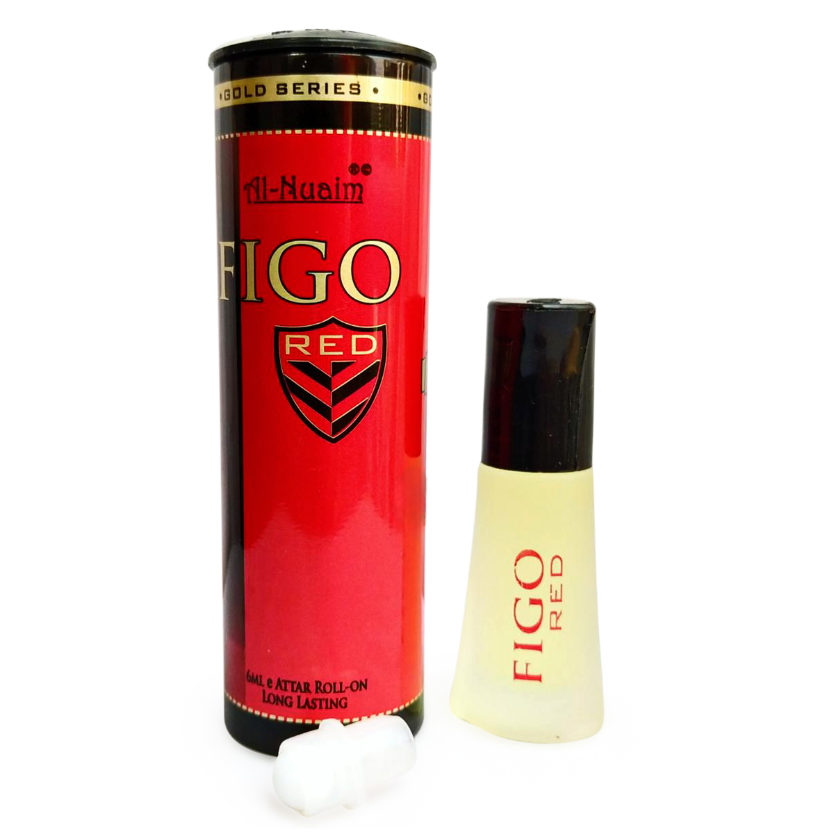 Picture of Al Nuaim Figo Red Roll On Attar Non Alcoholic Long Lasting Perfume - 6ml