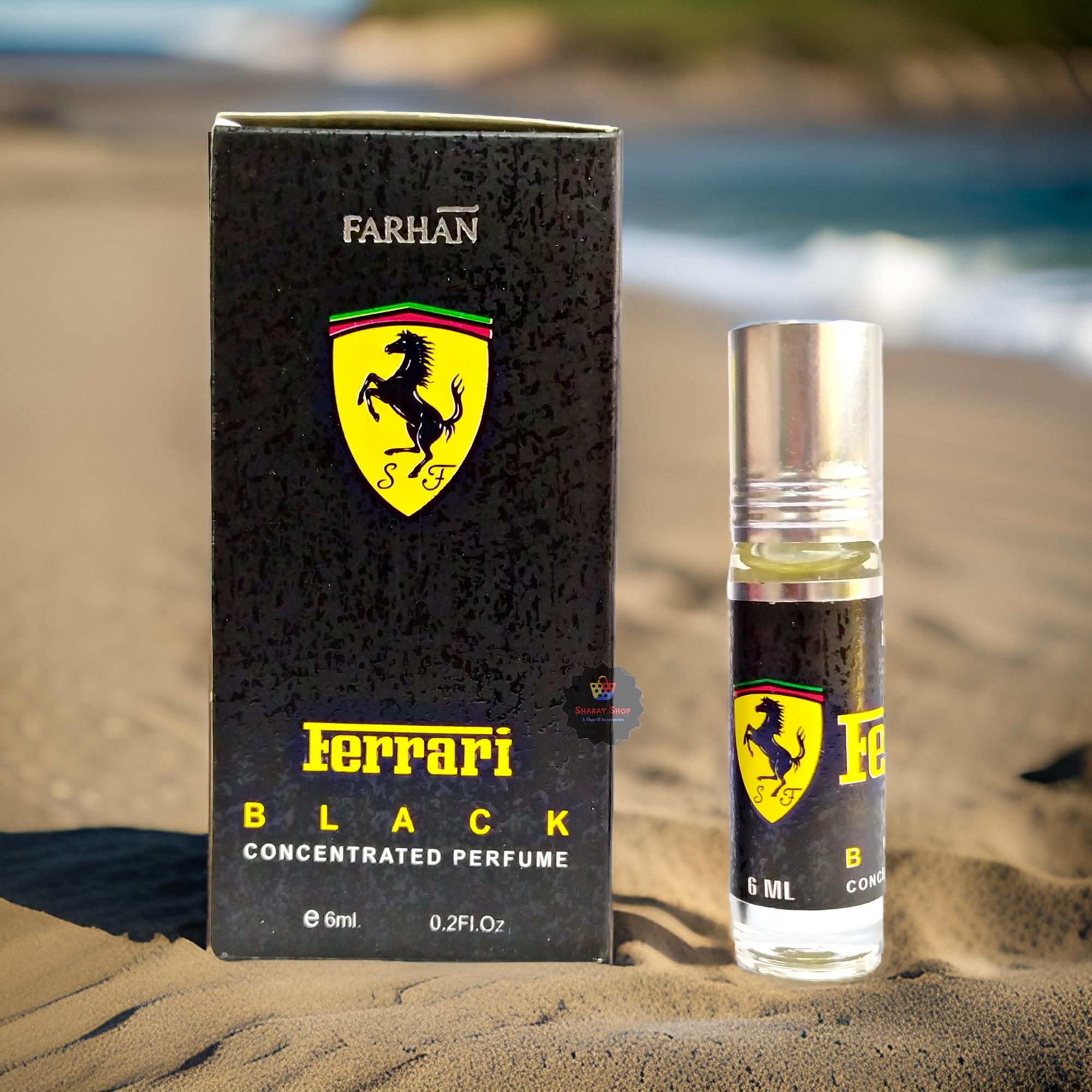 Picture of Ferrari Black Concentrated Perfume Oil Attar Long Lasting Non-alcoholic Fragrance Ator - 6ml Picture of Ferrari Black Concentrated Perfume Oil Attar Long Lasting Non-alcoholic Fragrance Ator - 6ml