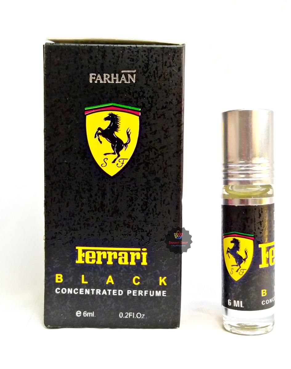 Picture of Ferrari Black Concentrated Perfume Oil Attar Long Lasting Non-alcoholic Fragrance Ator - 6ml Picture of Ferrari Black Concentrated Perfume Oil Attar Long Lasting Non-alcoholic Fragrance Ator - 6ml