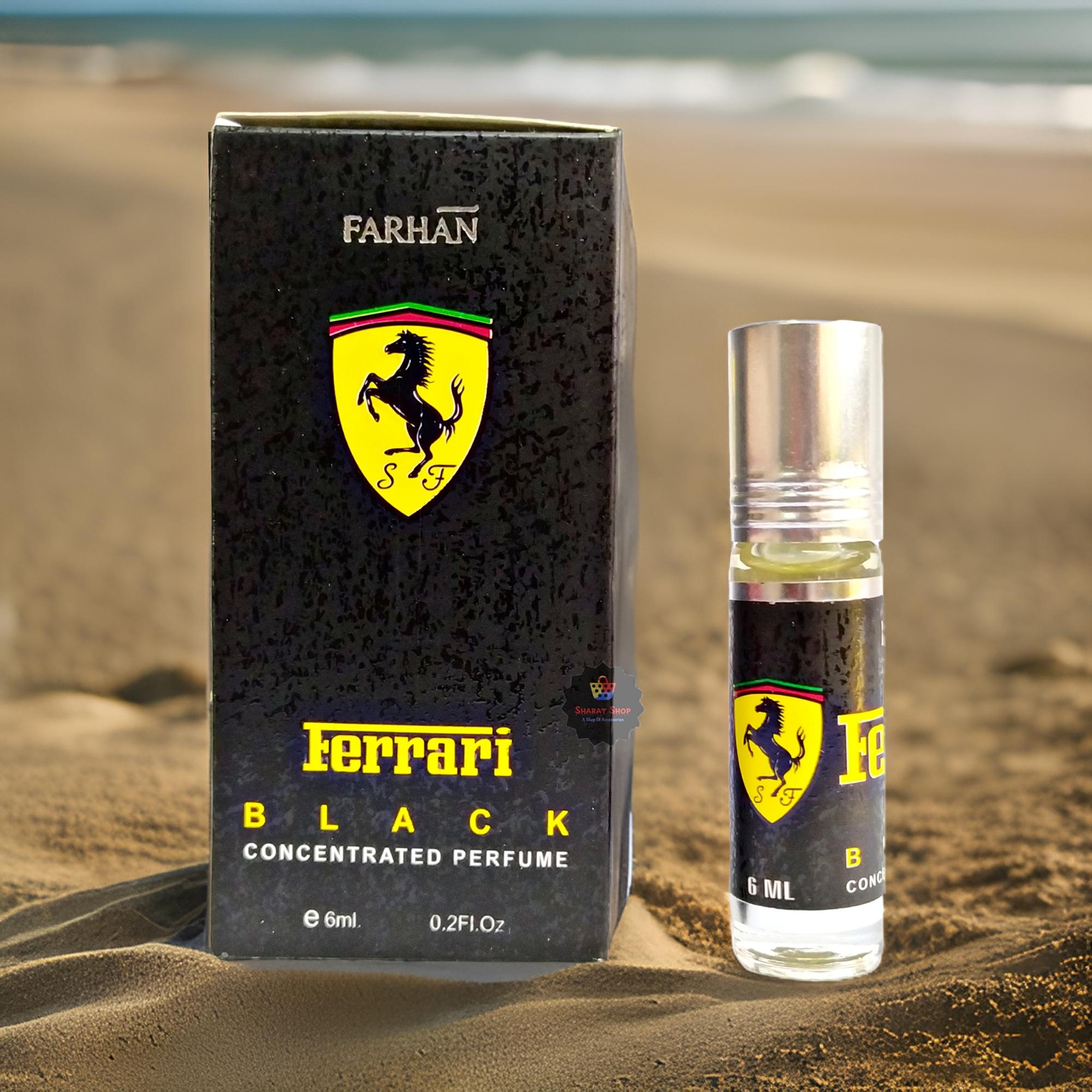 Picture of Ferrari Black Concentrated Perfume Oil Attar Long Lasting Non-alcoholic Fragrance Ator - 6ml Picture of Ferrari Black Concentrated Perfume Oil Attar Long Lasting Non-alcoholic Fragrance Ator - 6ml