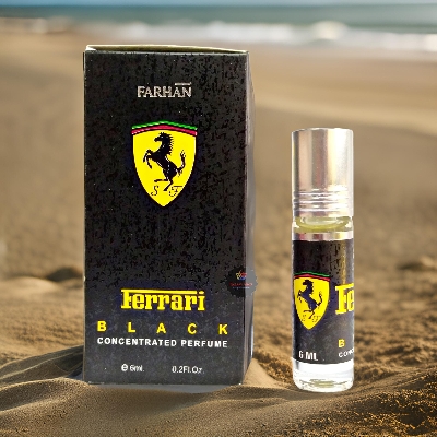 Picture of Ferrari Black Concentrated Perfume Oil Attar Long Lasting Non-alcoholic Fragrance Ator - 6ml Picture of Ferrari Black Concentrated Perfume Oil Attar Long Lasting Non-alcoholic Fragrance Ator - 6ml