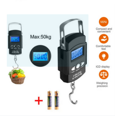 Picture of Digital Hanging Weight Scale-Weiheng, Electronic Portable LCD Digital Scale Double Precision Luggage Weight Scale Balance Scales For Hanging Hook Travel - Weight Machine - weight machine- 50kg Picture of Digital Hanging Weight Scale-Weiheng, Electronic Portable LCD Digital Scale Double Precision Luggage Weight Scale Balance Scales For Hanging Hook Travel - Weight Machine - weight machine- 50kg