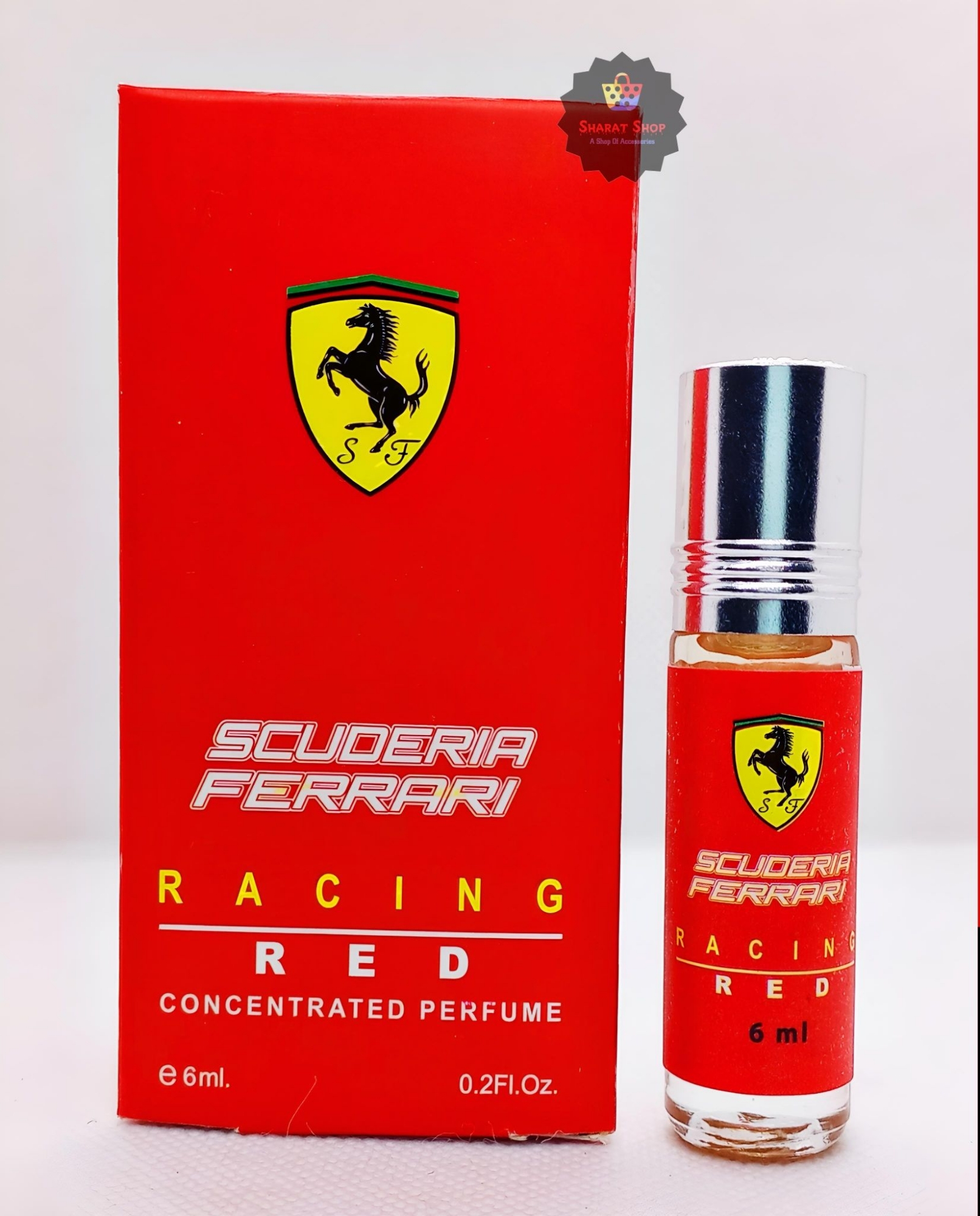 Picture of Scuderia Ferrari Racing Red Concentrated Perfume Oil Limited Edition Roll On For Men Long Lasting Attar Non-alcoholic Fragrance - 6ml Picture of Scuderia Ferrari Racing Red Concentrated Perfume Oil Limited Edition Roll On For Men Long Lasting Attar Non-alcoholic Fragrance - 6ml